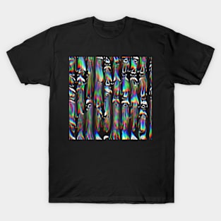 Tiled Melting Skulls T-Shirt